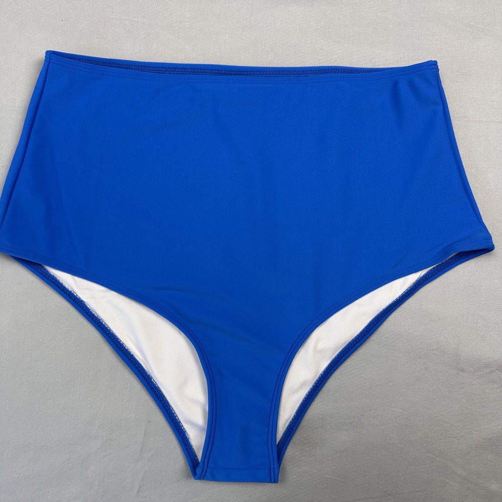 One Teaspoon Nature Boy Bottom Womens XS Super Blue High‎ Waisted Bikini Swim